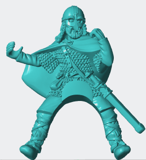 Mounted viking spearman 1