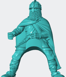 Mounted viking spearman 10