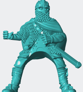 Mounted viking spearman 4