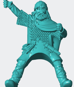 Mounted viking spearman 6