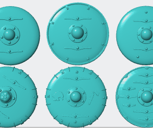 Saxon shield set
